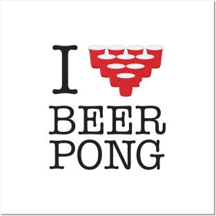 I Heart Beer Pong Posters and Art